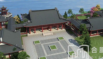 明湖文旅項目續建工程二標段古建...
